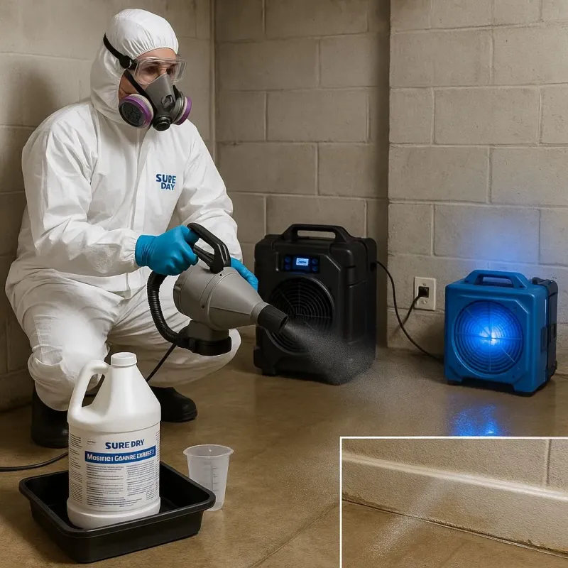 Sanitization and Odor Removal process in Gateway, FL